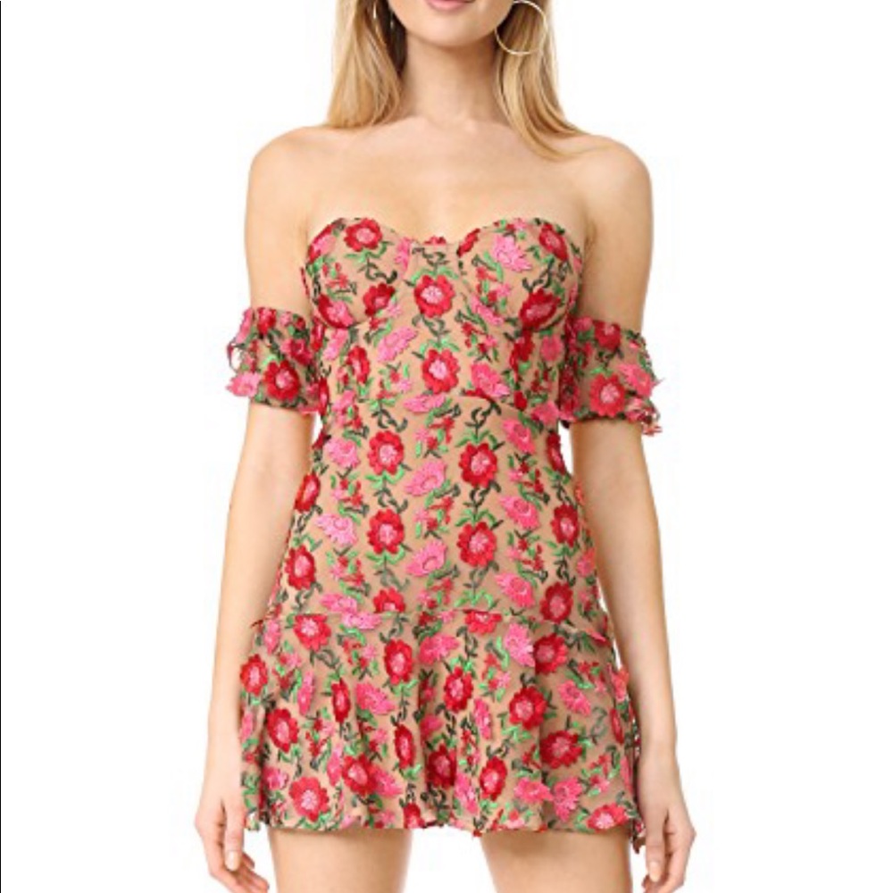 Amelia Strapless Mini Dress from For Love & Lemons